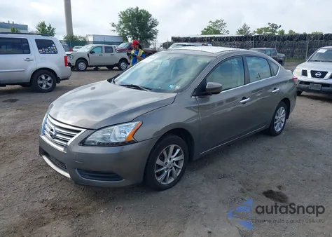 2015 Nissan Sentra Sv from USA, damaged, VIN 3N1AB7AP6FY364914